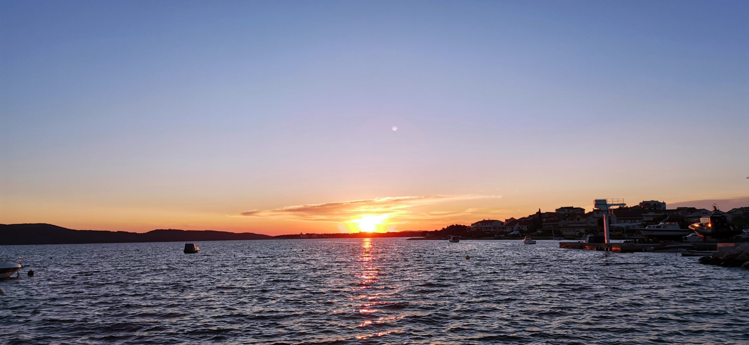 Sonnenuntergang in Kroatien
